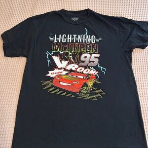 Hot Topic Black Lightning McQueen Tee